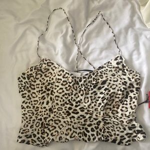 Cheetah Print Tank Top